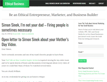 Tablet Screenshot of ethicalbusinessbuilder.com
